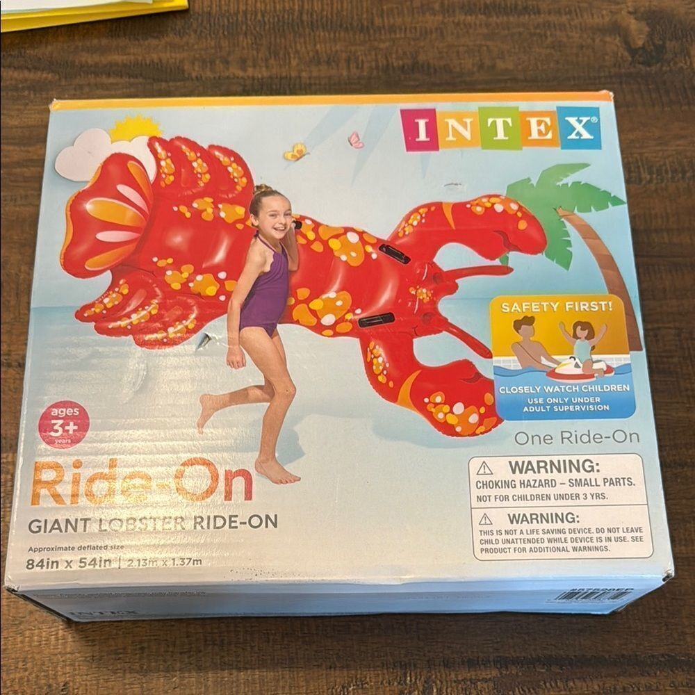 Giant Lobster Ride-On - Red